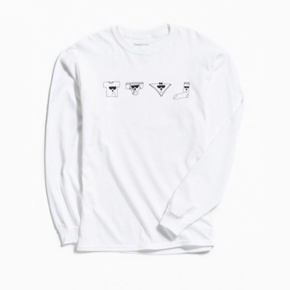 Shakastics x Ken Kagami Underwear Long Sleeve T‎ Shirt - S